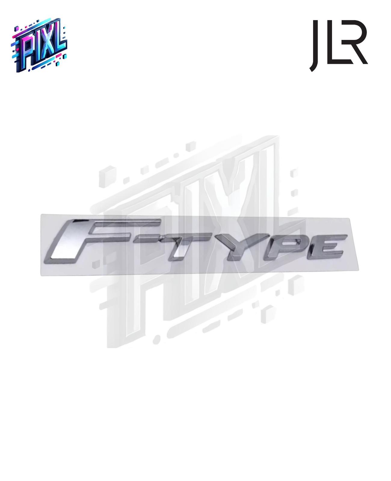 Jaguar F-Type Tailgate Badge - Chrome