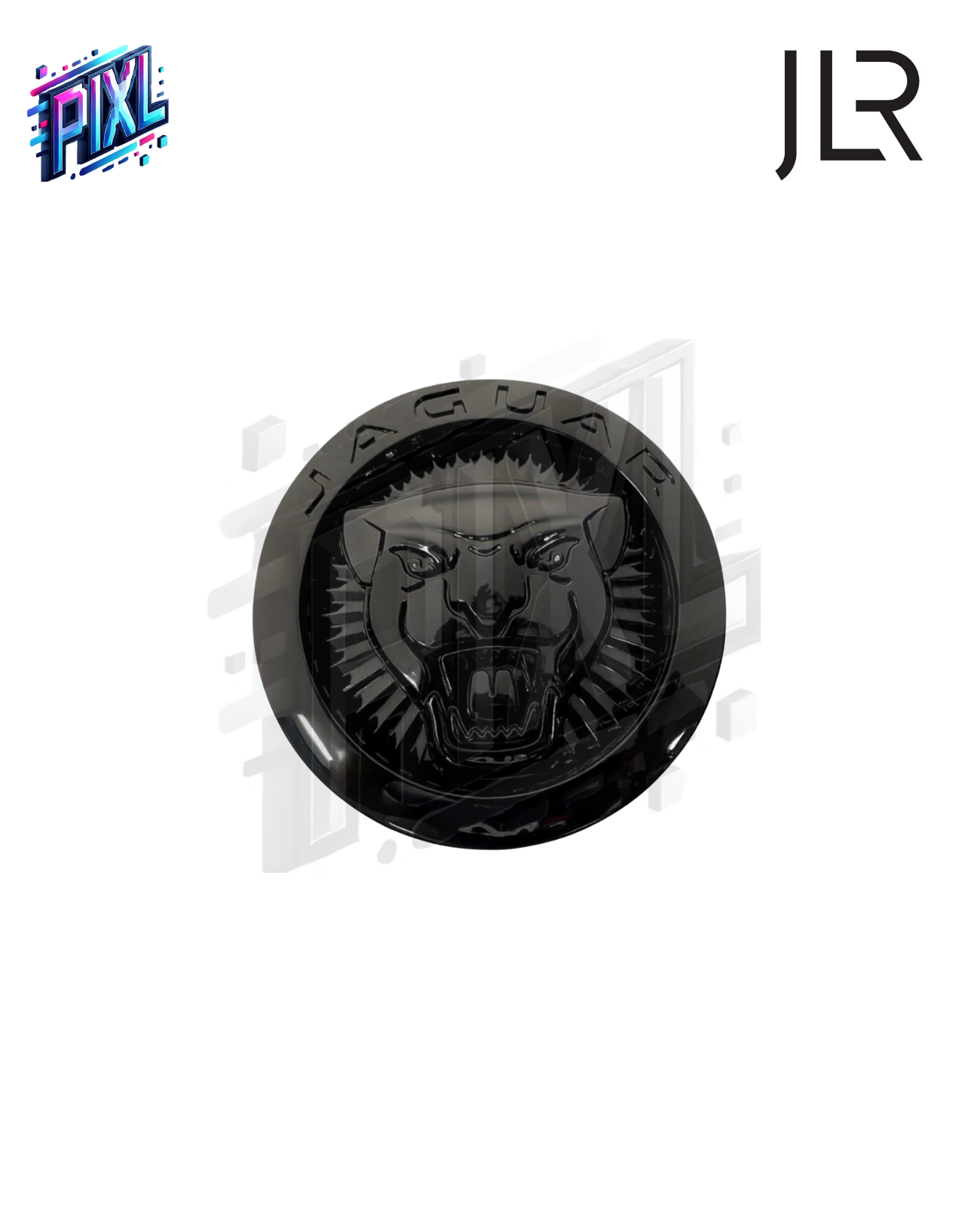 Jaguar Front Grille Badge - Gloss Black