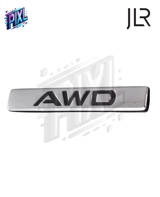 Jaguar AWD Tailgate Badge - Chrome