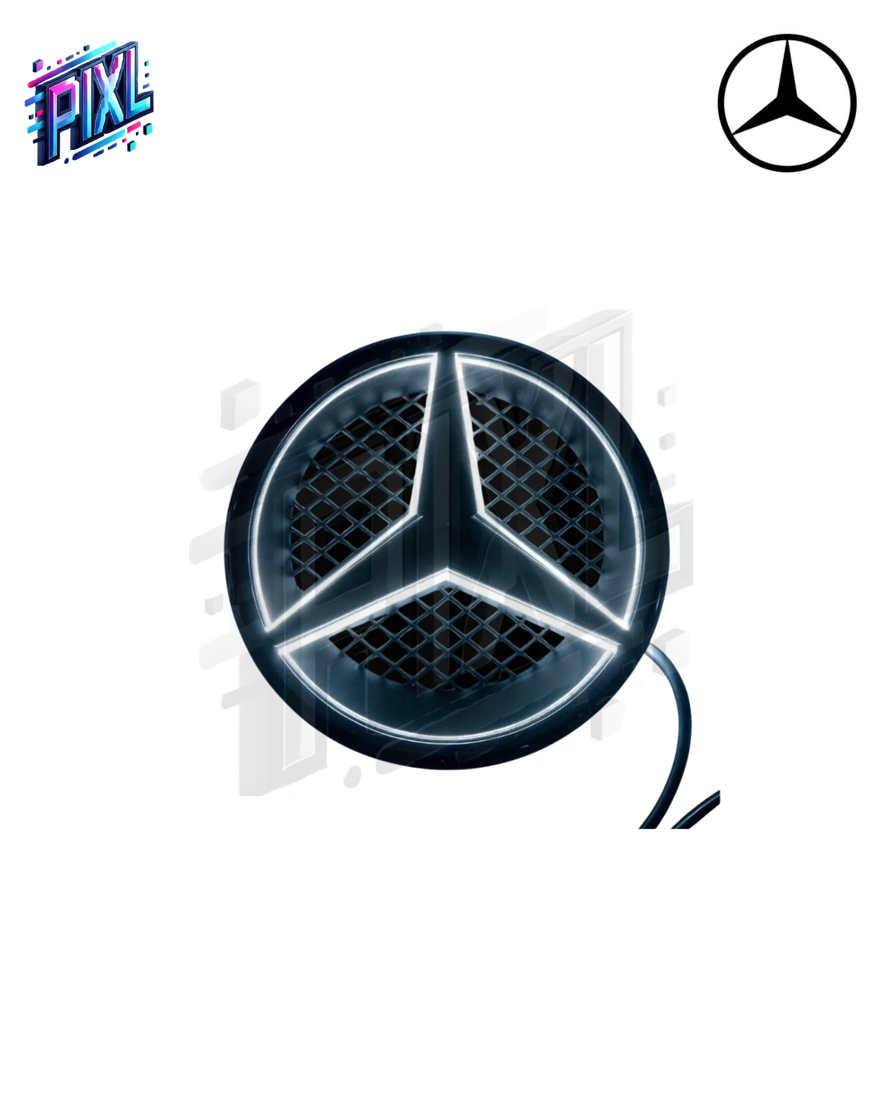 Mercedes Benz LED Emblem badge
