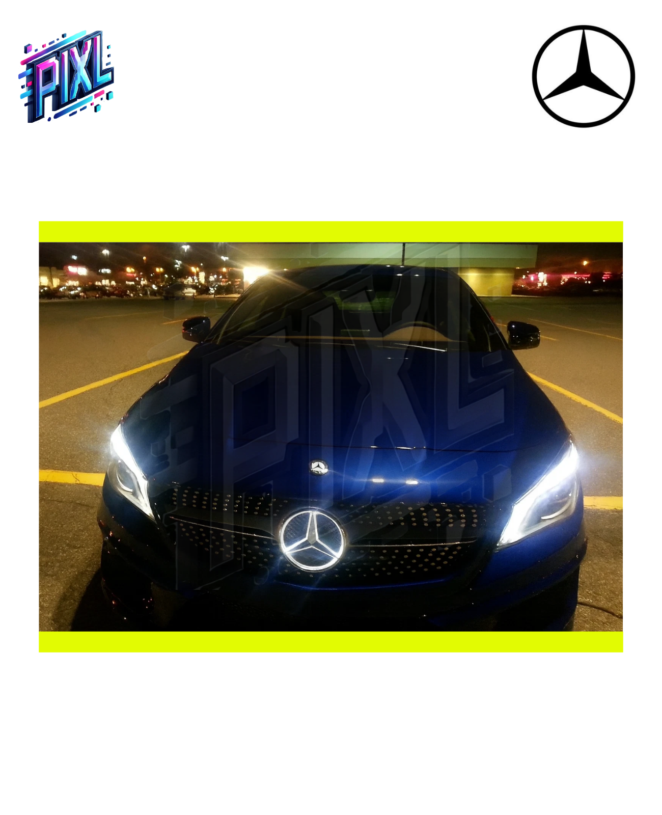 Mercedes Benz LED Emblem badge